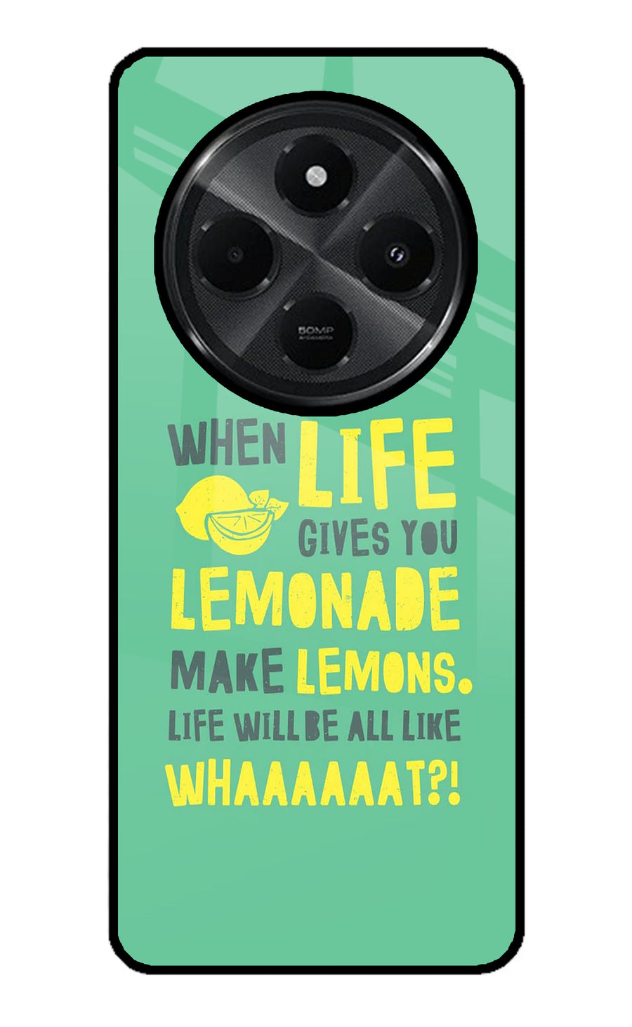 Quote Redmi A4 5G Back Cover, Glass case