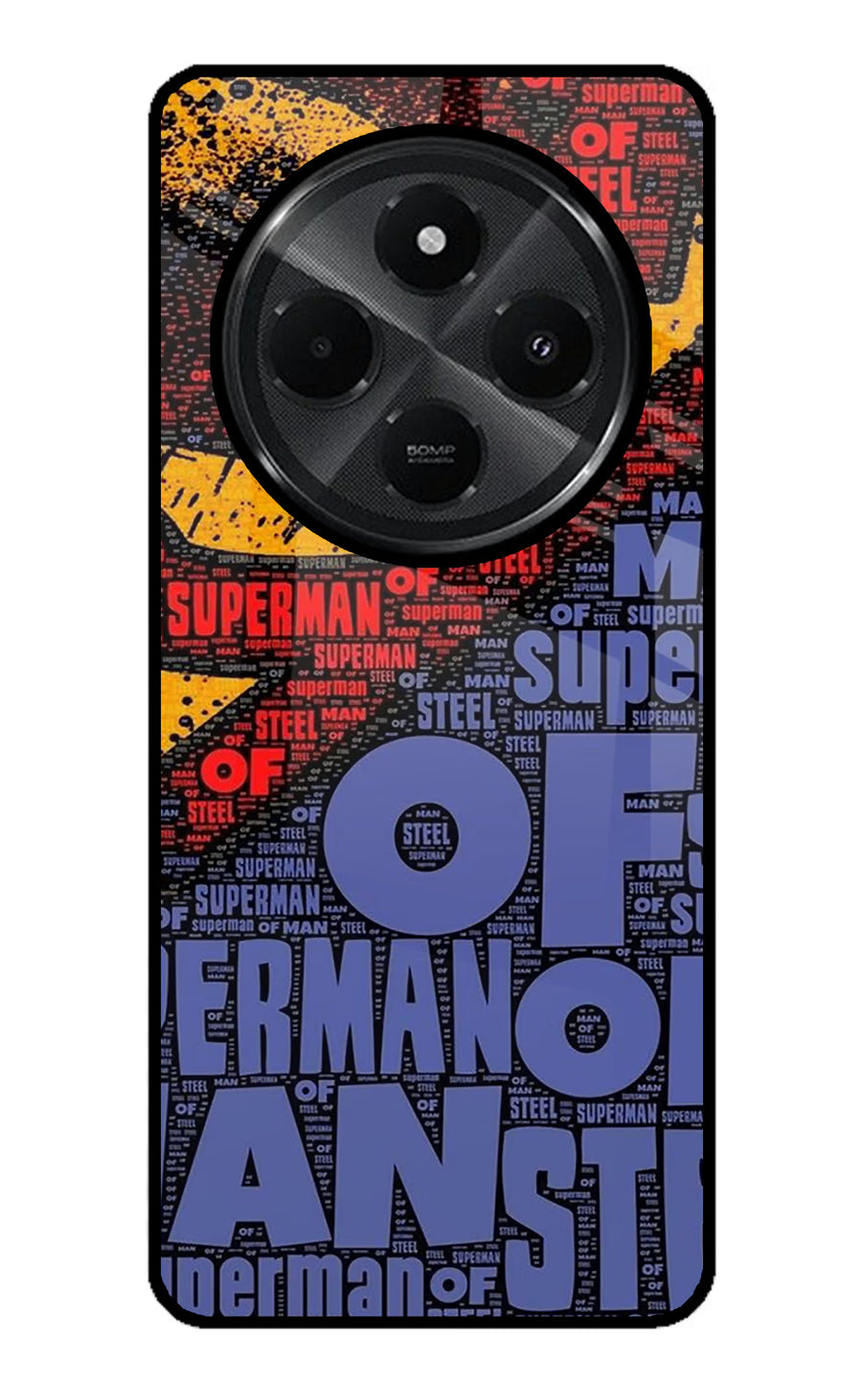 Superman Redmi A4 5G Back Cover, Glass case