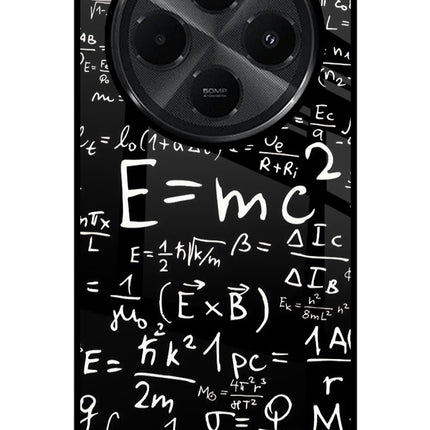Physics Formula Redmi A4 5G Glass Case Back Cover by Casekaro
