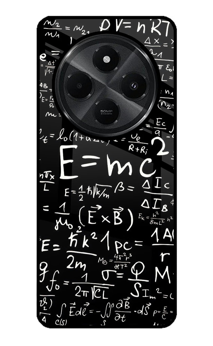 Physics Formula Redmi A4 5G Back Cover, Glass case