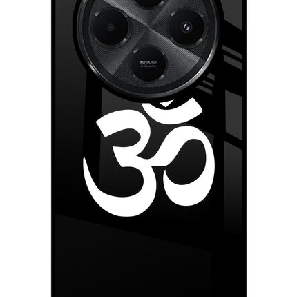 Om Redmi A4 5G Glass Case Back Cover by Casekaro
