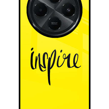Inspire Redmi A4 5G Glass Case Back Cover by Casekaro