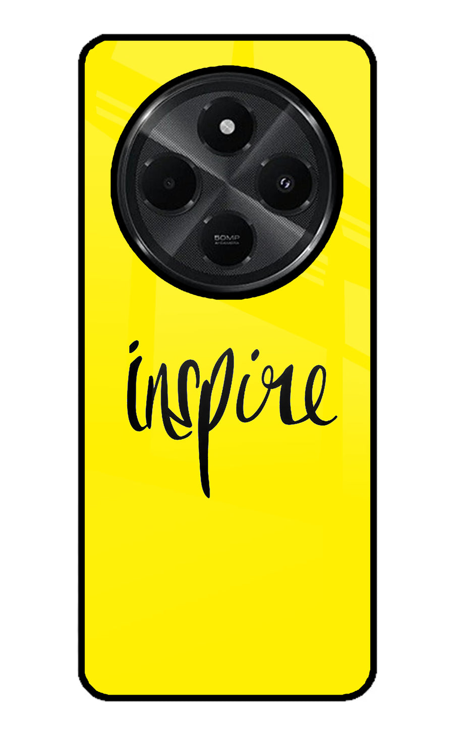 Inspire Redmi A4 5G Back Cover, Glass case