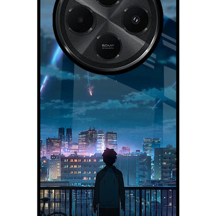 Anime Redmi A4 5G Glass Case Back Cover by Casekaro