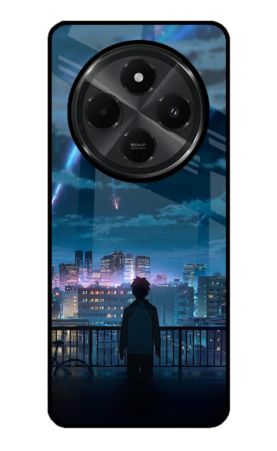 Anime Redmi A4 5G Back Cover, Glass case