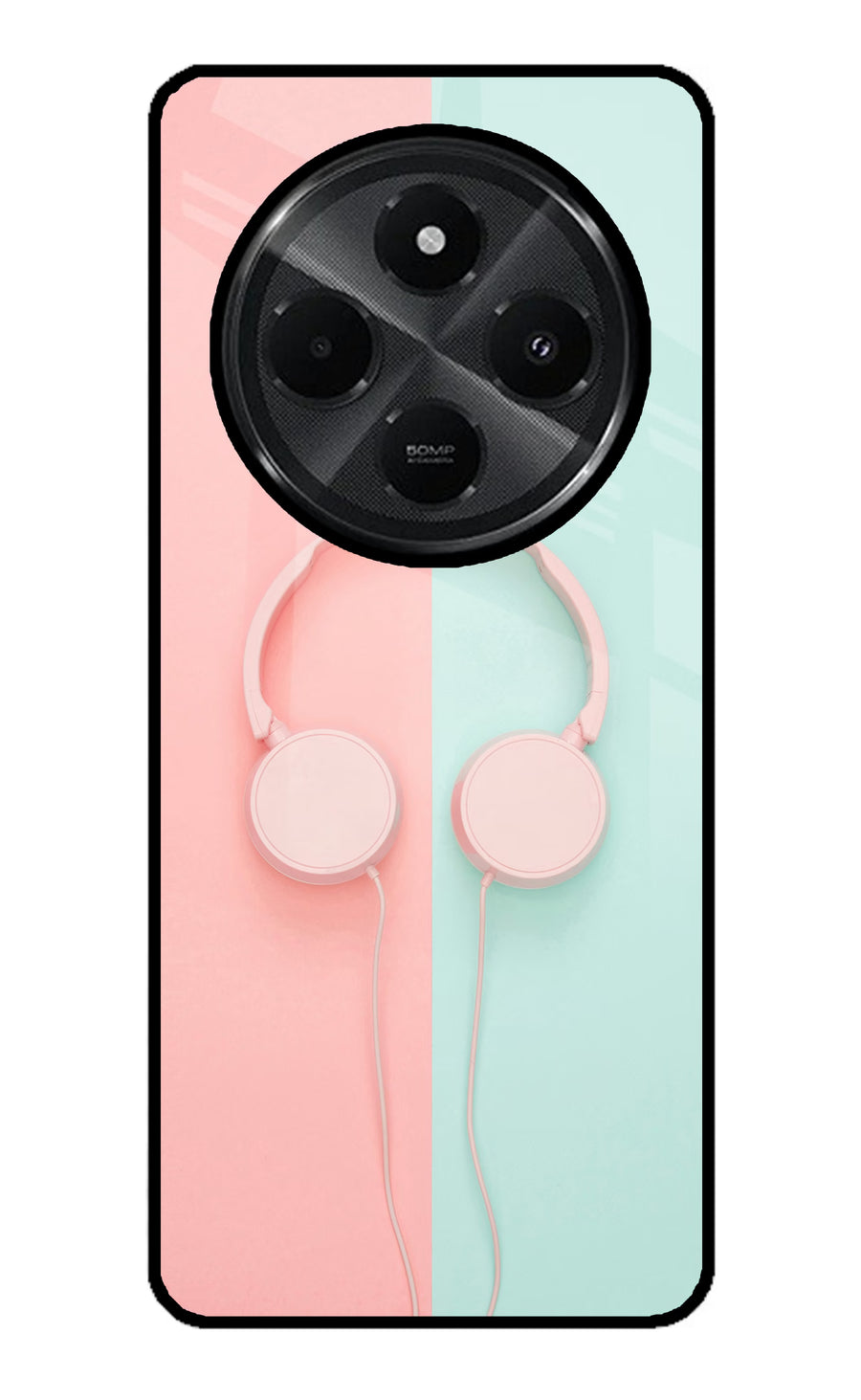 Music Lover Redmi A4 5G Back Cover, Glass case