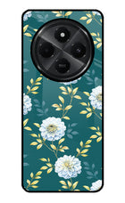Flowers Redmi A4 5G Glass Case Back Cover by Casekaro