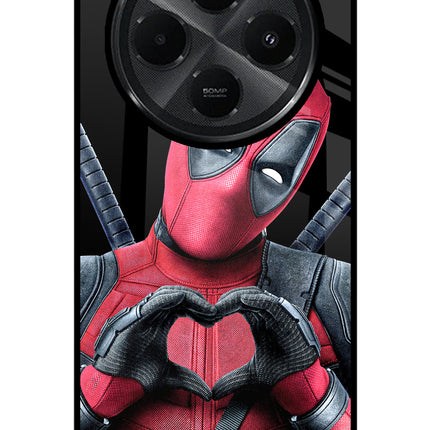 Deadpool Redmi A4 5G Glass Case Back Cover by Casekaro