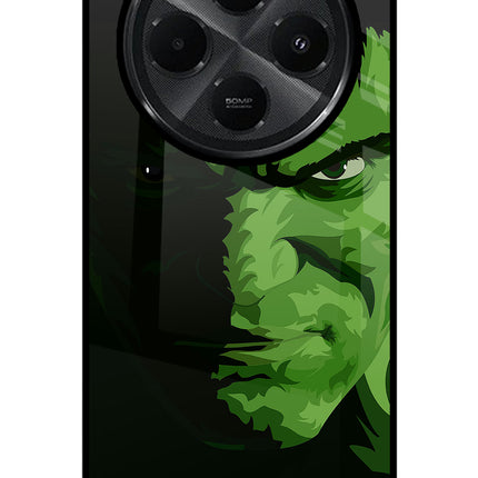 HULK Redmi A4 5G Glass Case Back Cover by Casekaro