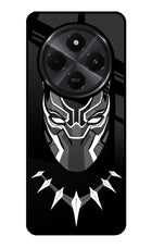 Black Panther Redmi A4 5G Glass Case Back Cover by Casekaro