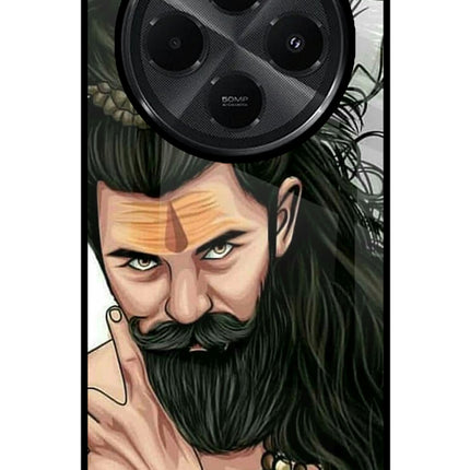 Mahadev Redmi A4 5G Glass Case Back Cover by Casekaro