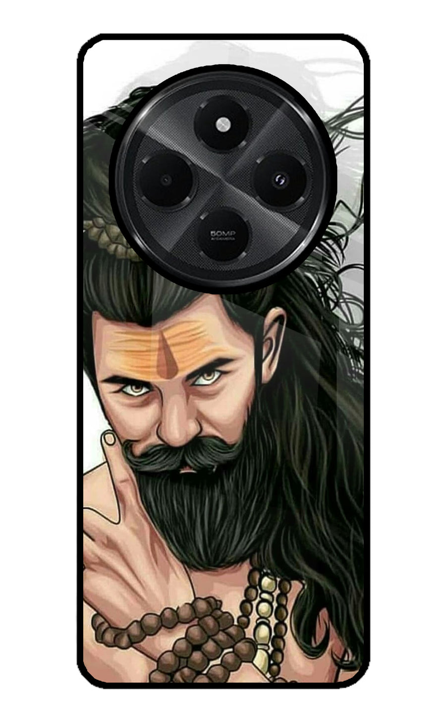 Mahadev Redmi A4 5G Back Cover, Glass case