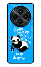 Keep Sleeping Redmi A4 5G Glass Case Back Cover by Casekaro