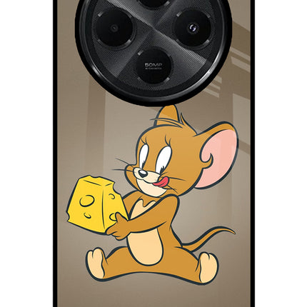 Jerry Redmi A4 5G Glass Case Back Cover by Casekaro