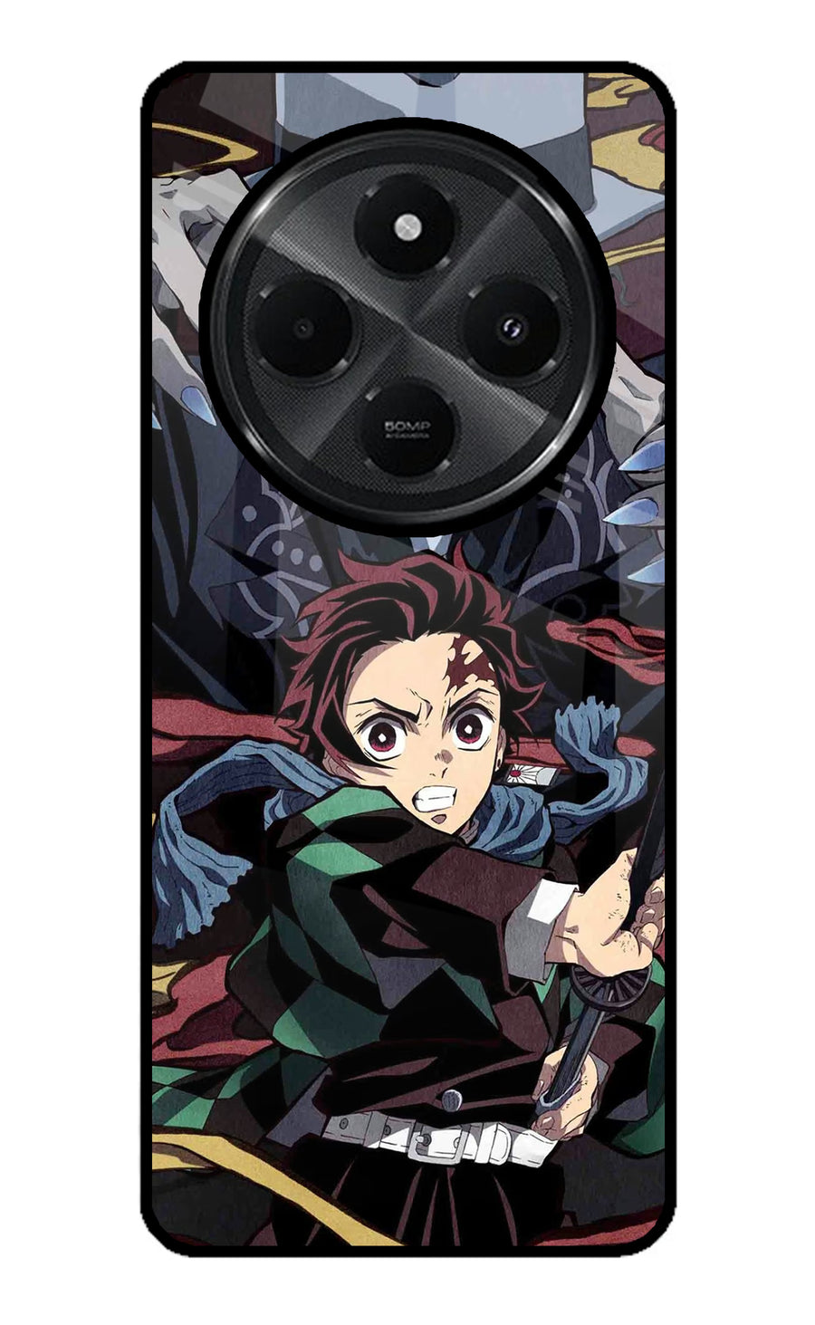 Demon Slayer Redmi A4 5G Back Cover, Glass case
