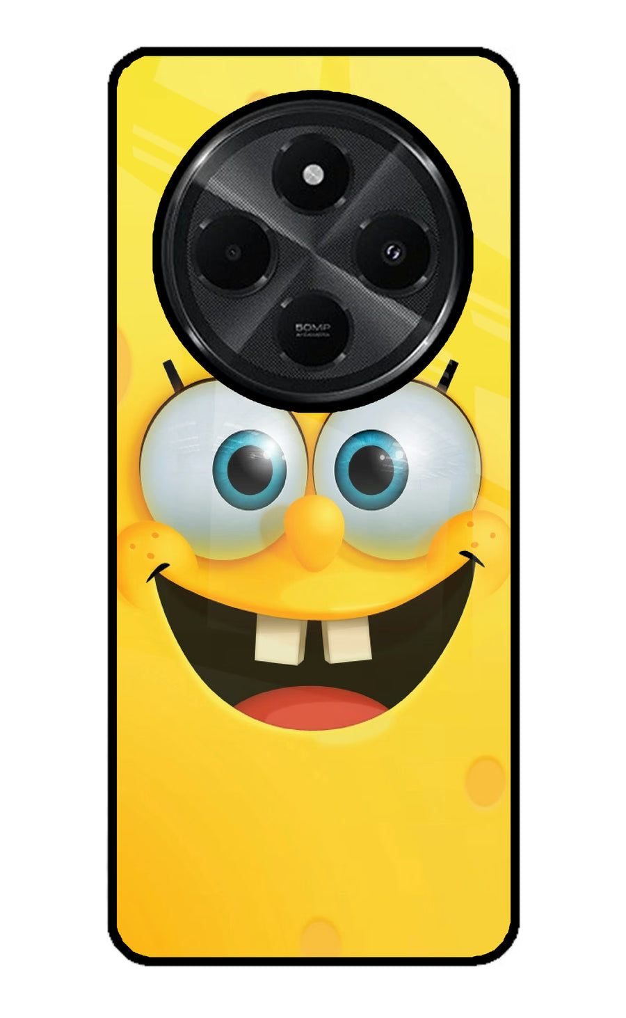 Sponge 1 Redmi A4 5G Back Cover, Glass case