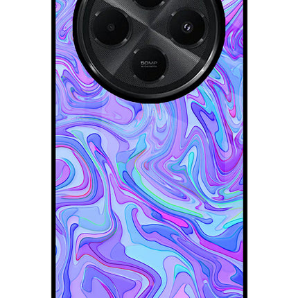 Glitter Redmi A4 5G Glass Case Back Cover by Casekaro