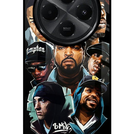 Rappers Redmi A4 5G Glass Case Back Cover by Casekaro