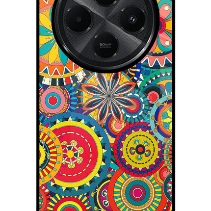 Gol Gol Art Redmi A4 5G Glass Case Back Cover by Casekaro