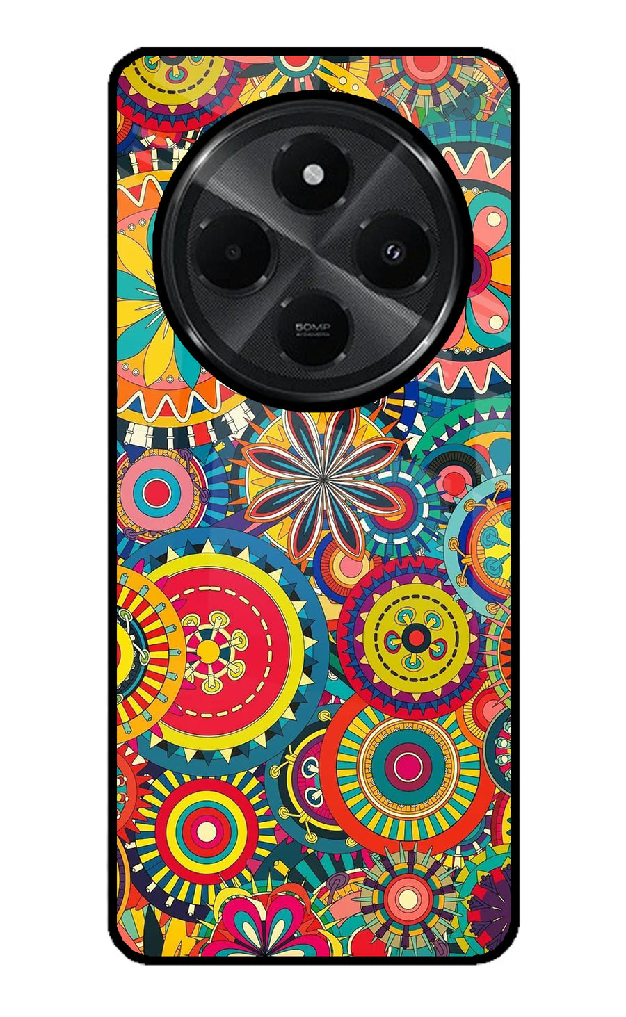 Gol Gol Art Redmi A4 5G Back Cover, Glass case