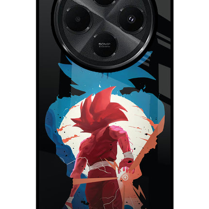Goku Redmi A4 5G Glass Case Back Cover by Casekaro
