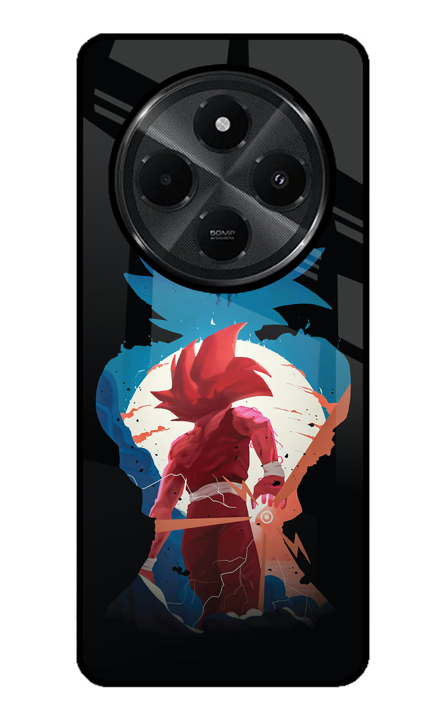 Goku Redmi A4 5G Back Cover, Glass case