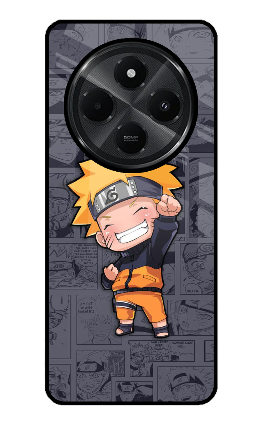 Chota Naruto Redmi A4 5G Back Cover, Glass case