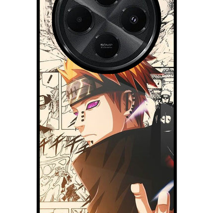 Pain Anime Redmi A4 5G Glass Case Back Cover by Casekaro