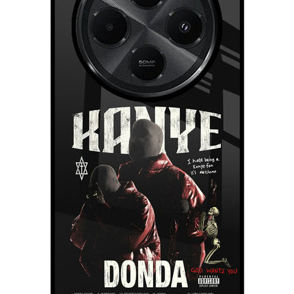 Donda Kanye West Redmi A4 5G Glass Case Back Cover by Casekaro