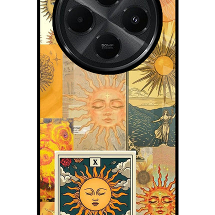 Sun Redmi A4 5G Glass Case Back Cover by Casekaro