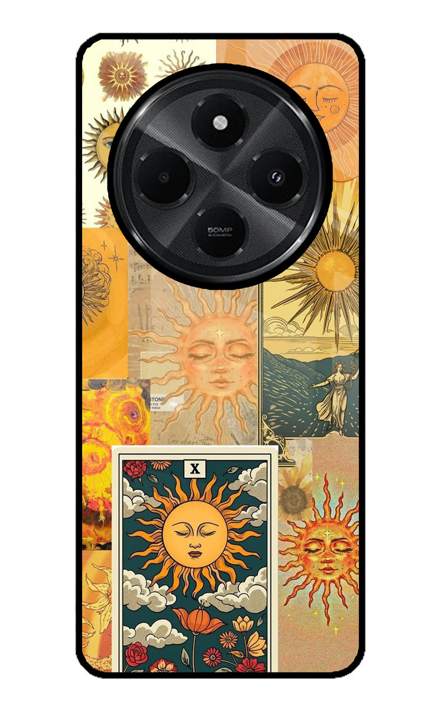Sun Redmi A4 5G Back Cover, Glass case