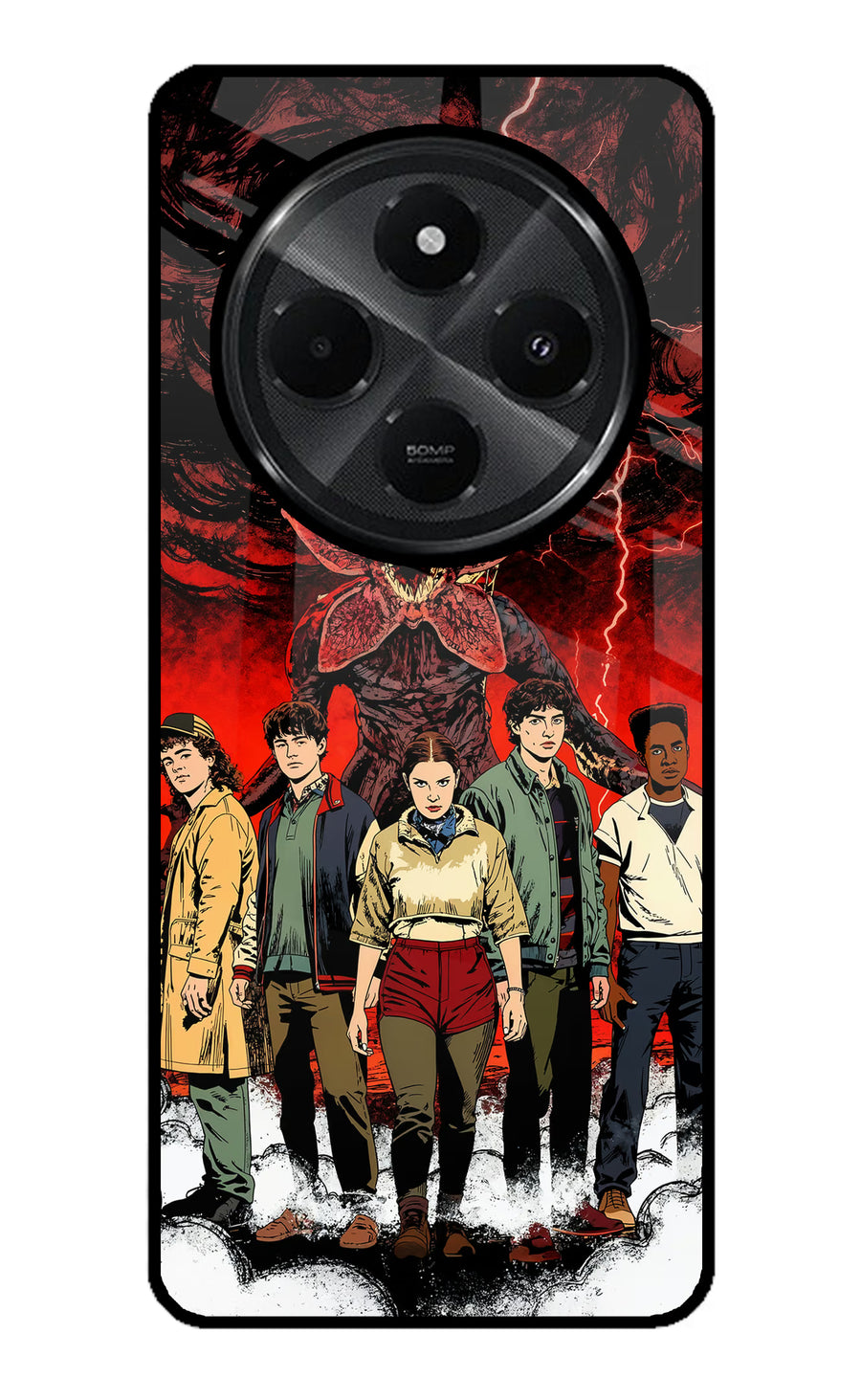 Ordinary Things Characters Redmi A4 5G Back Cover, Glass case