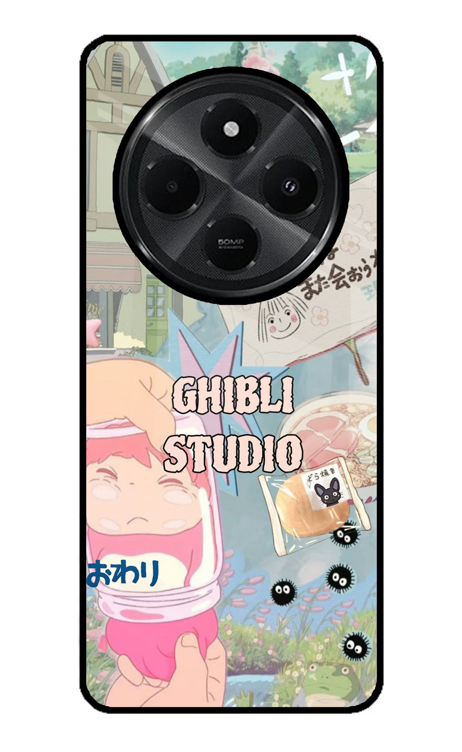 Studio Ghibli Redmi A4 5G Back Cover, Glass case