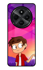 Marco Sunset Redmi A4 5G Glass Case Back Cover by Casekaro