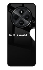 This World Redmi A4 5G Glass Case Back Cover by Casekaro