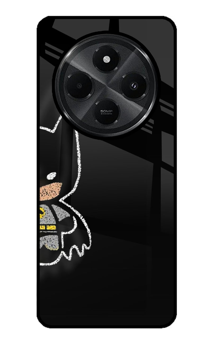 Bat Kitty Redmi A4 5G Back Cover, Glass case