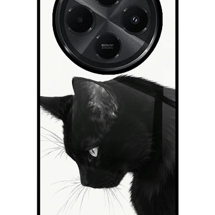 Shadow Gaze Redmi A4 5G Glass Case Back Cover by Casekaro