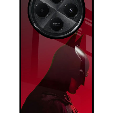 Dark Knight Redmi A4 5G Glass Case Back Cover by Casekaro