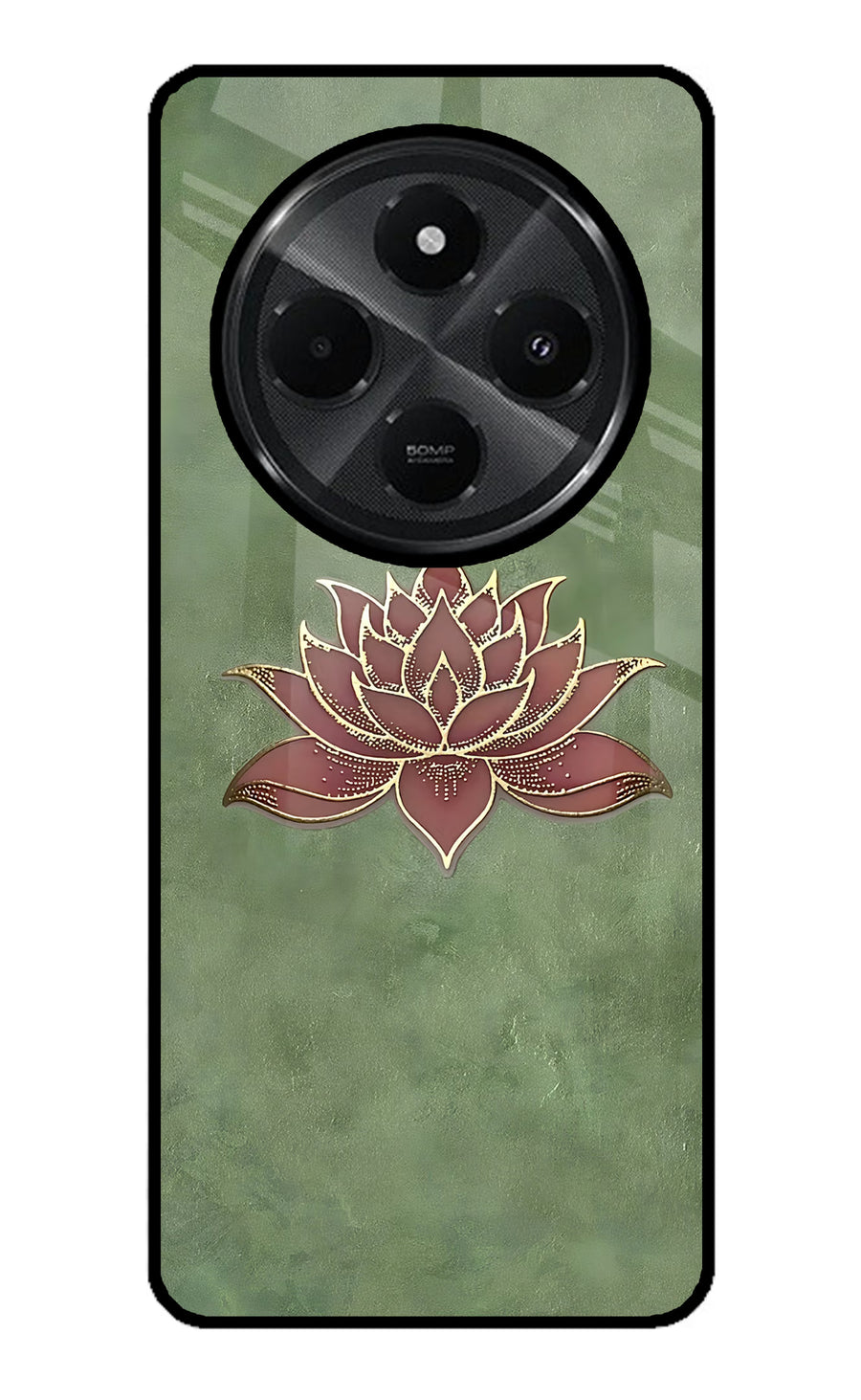 Lotus Grace Redmi A4 5G Back Cover, Glass case