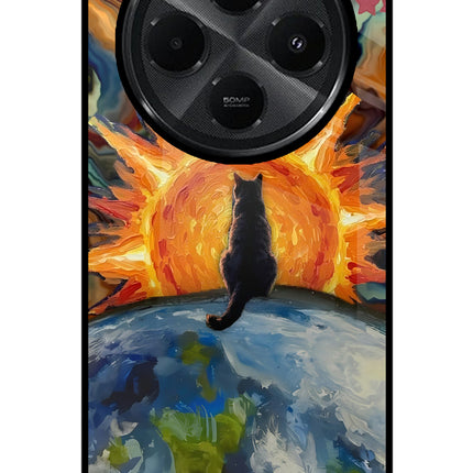 Sunrise Beyond Redmi A4 5G Glass Case Back Cover by Casekaro