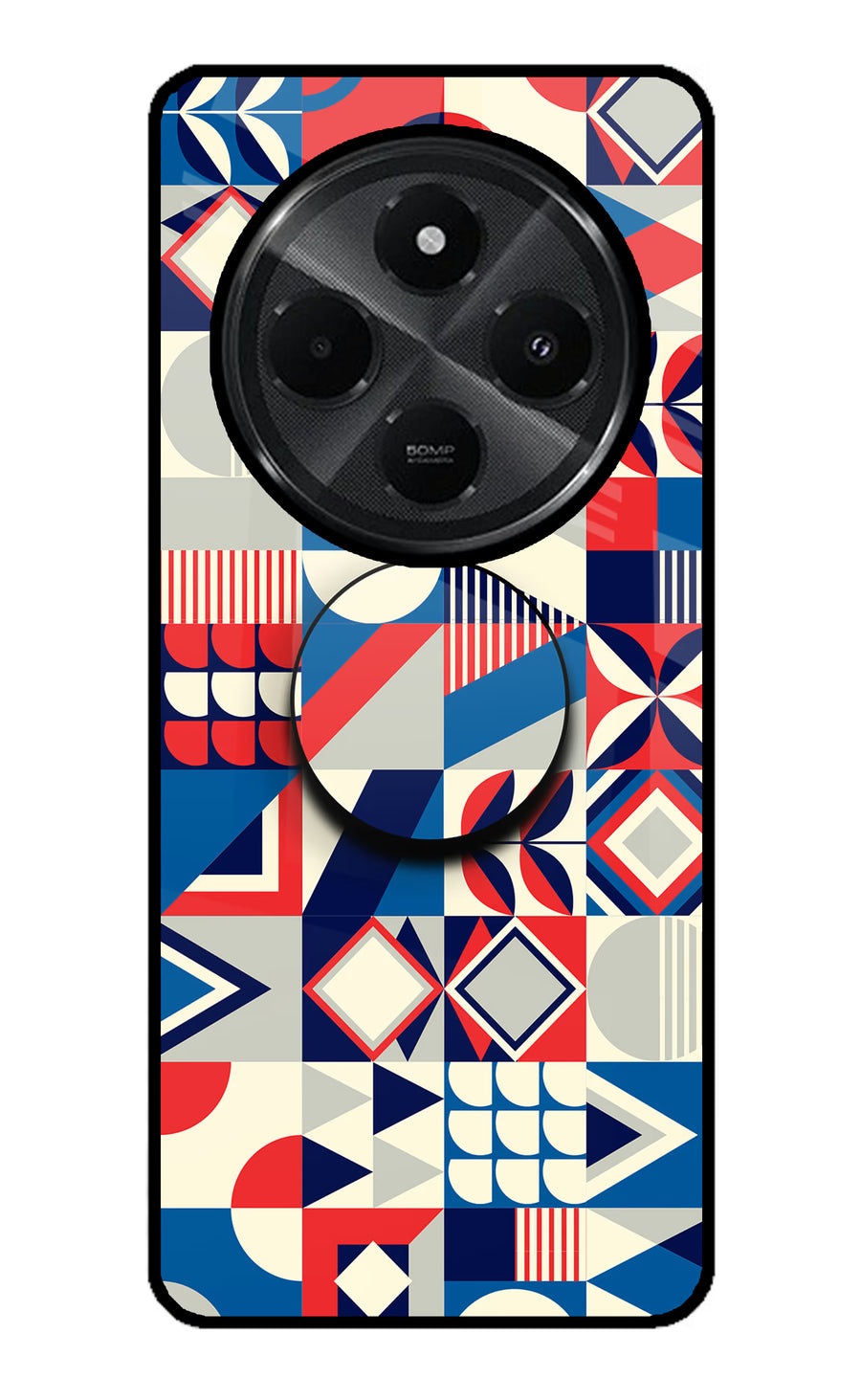 Colorful Pattern Redmi A4 5G Pop Case, Glass case
