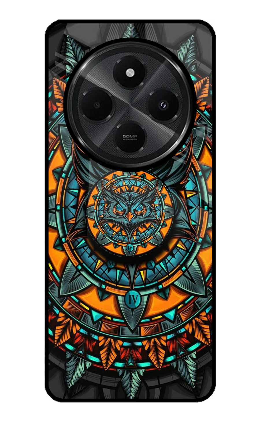 Angry Owl Redmi A4 5G Pop Case, Glass case