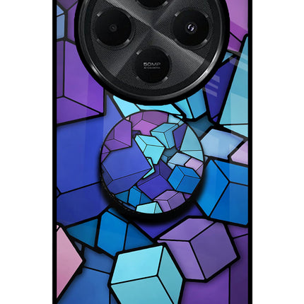 Cubic Abstract Redmi A4 5G Pop Case by Casekaro