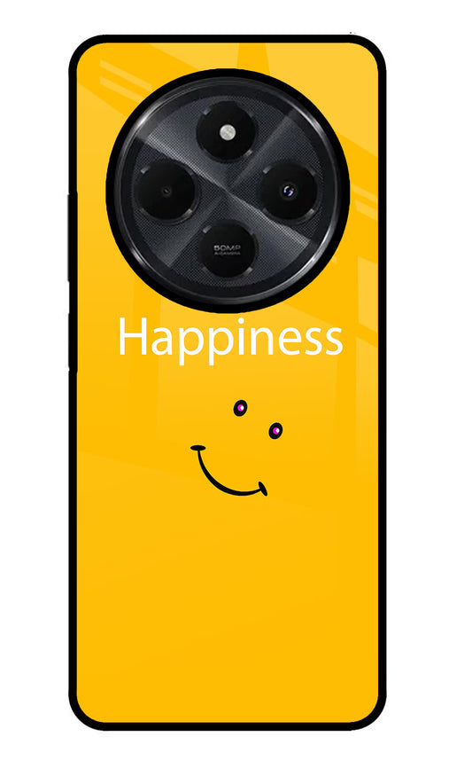 Happiness With Smiley Redmi 14C 5G Glass Case