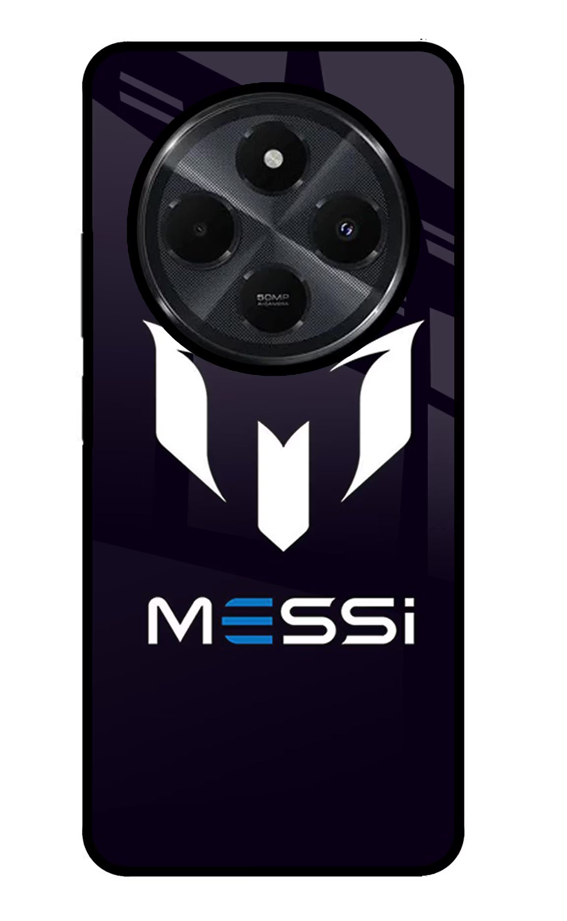 Messi Logo Redmi 14C 5G Glass Case