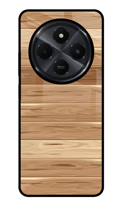 Wooden Vector Redmi 14C 5G Glass Case