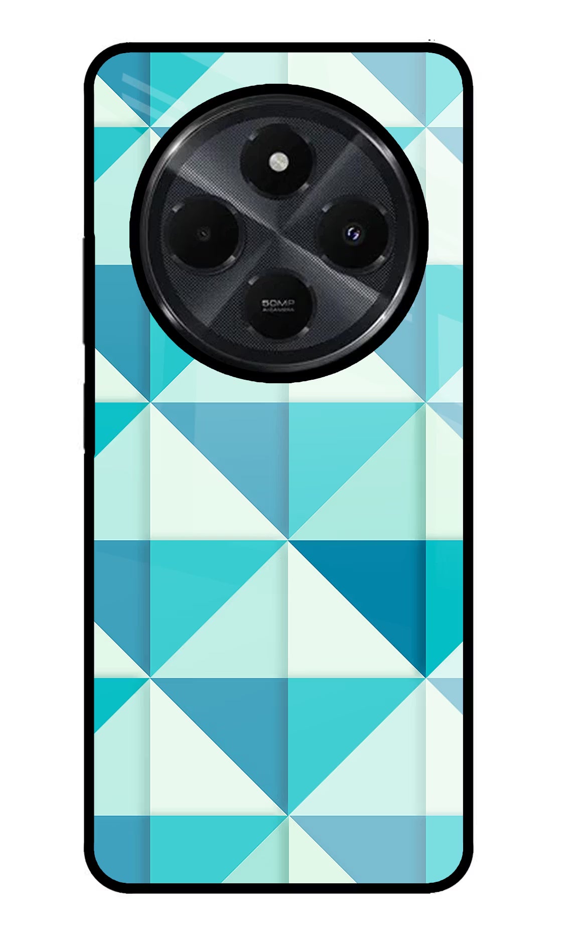 Abstract Redmi 14C 5G Glass Case Back Cover by Casekaro