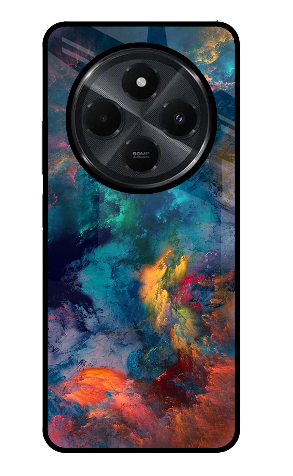 Artwork Paint Redmi 14C 5G Glass Case Back Cover by Casekaro