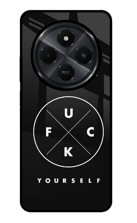 Go Fuck Yourself Redmi 14C 5G Glass Case