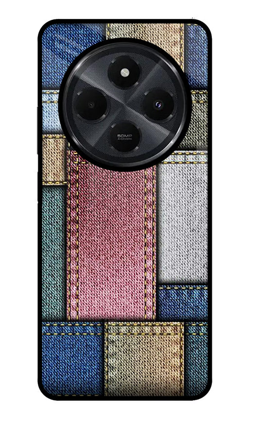 Multicolor Jeans Redmi 14C 5G Glass Case
